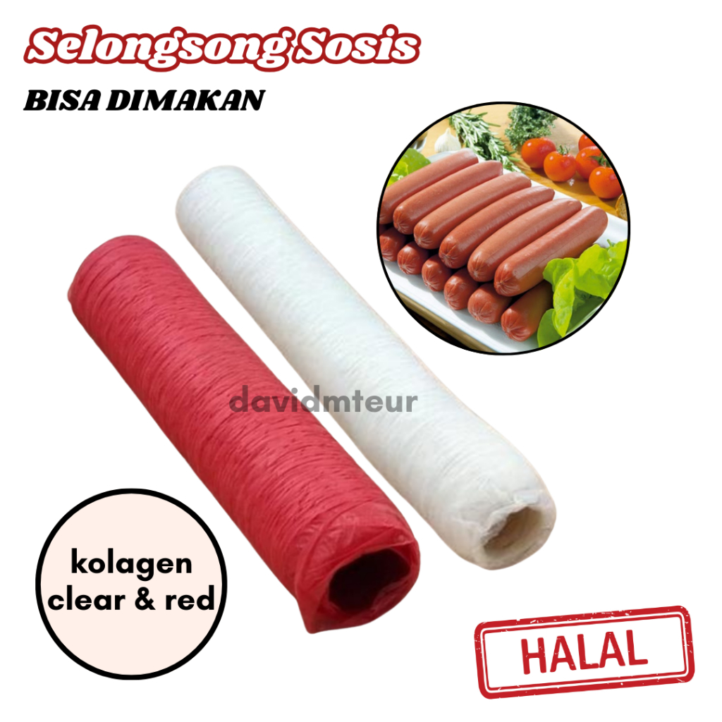 

BELANJA 6.6 ECO PACK Casing Kulit Sosis Kolagen Edible Halal Food Grade