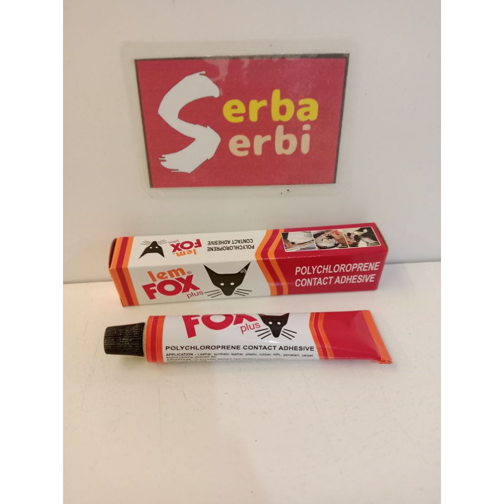 

-/PCS 20GR TUBE FOX PLUS-Lem perekat kuning serbaguna