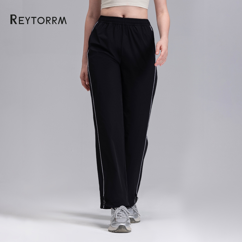 Reytorrm Celana Olahraga Wanita Celana Lurus Tahan Air Celana Tahan Angin Dan Cepat Kering CK030