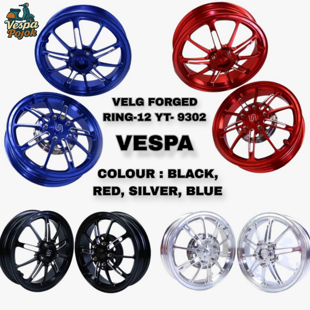 Scarlet Racing - Velg Vespa Forged Ring 12 YT-9302