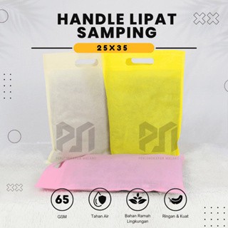 

OVAL 65GSM Tas Spunbond Oval Ukuran 25x35 Goodie Bag Laken Ekonomis Tebal Polos | Per Kodi ( 20 Pcs )