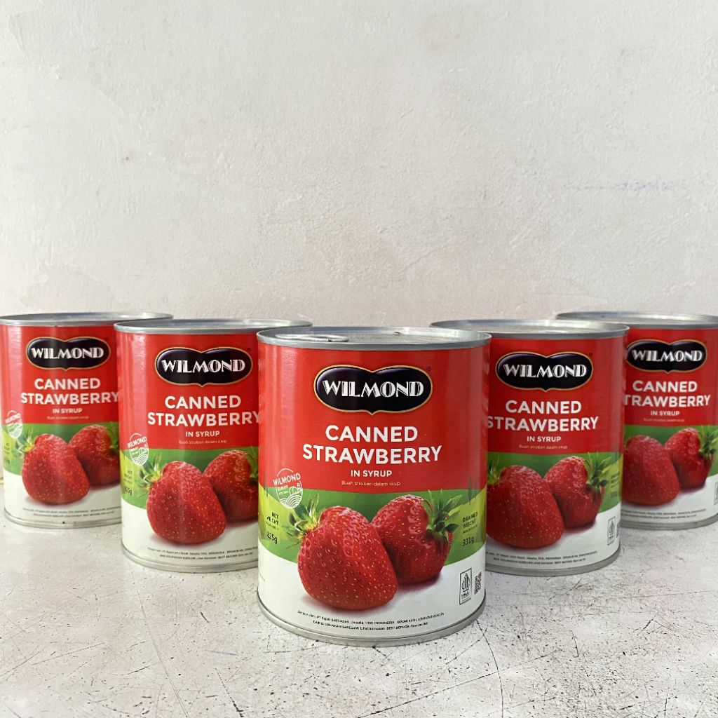

Wilmond canned strawberry in syrup 825 gram | buah strawberry kaleng