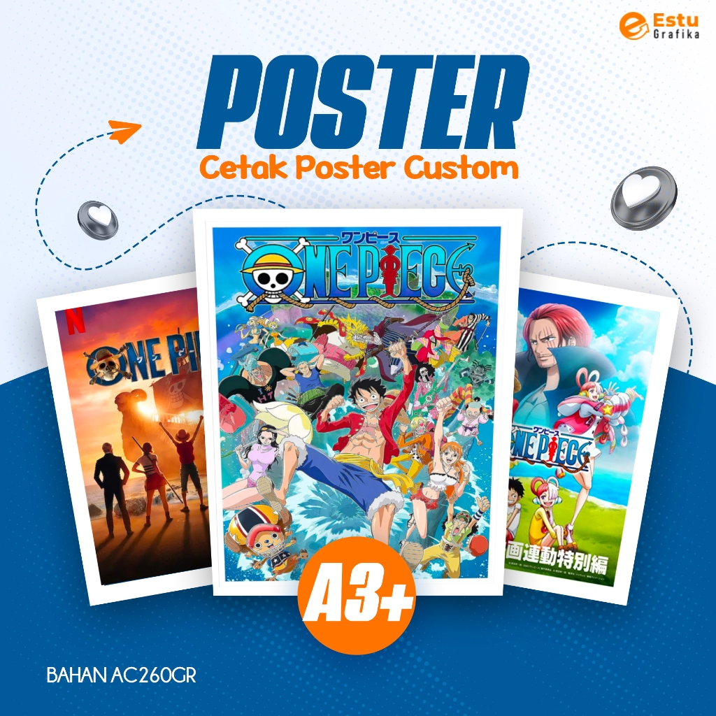 POSTER CUSTOM - CETAK POSTER - POSTER ANIME - K-POP - BOLA - BAND - CUSTUM POSTER - CETAK FOTO - UKU