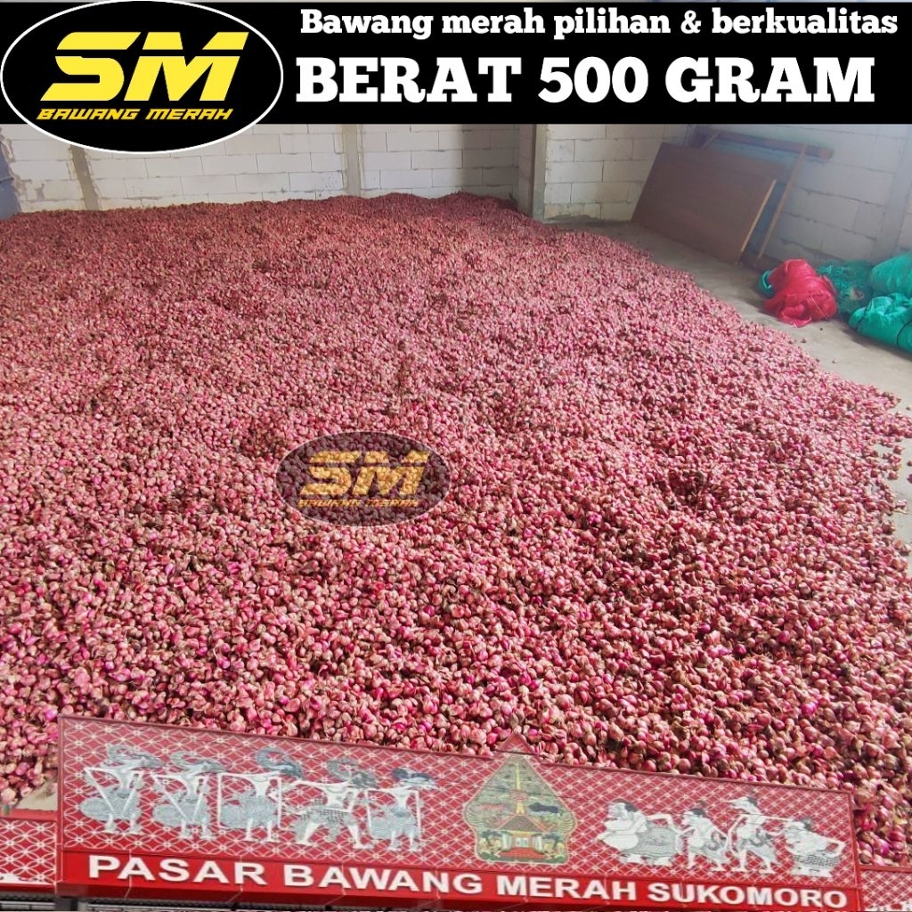 

Bawang merah Nganjuk bagus murah meriah promo 500 GRAM