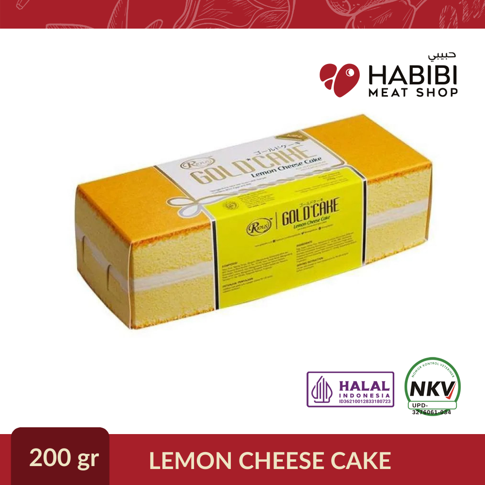 BERNARDI GOLD CAKE MINI LEMON CHEESE (200gr)