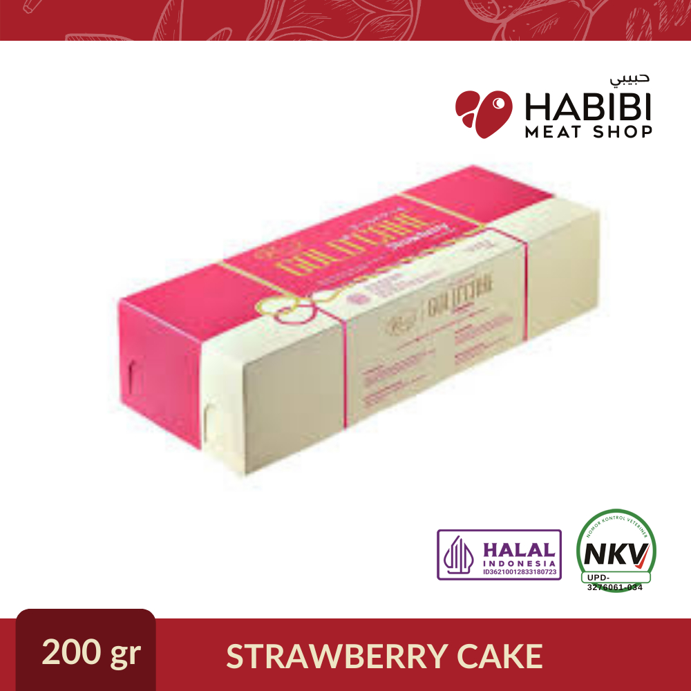 

BERNARDI GOLD CAKE MINI STAWBERRY (200gr)