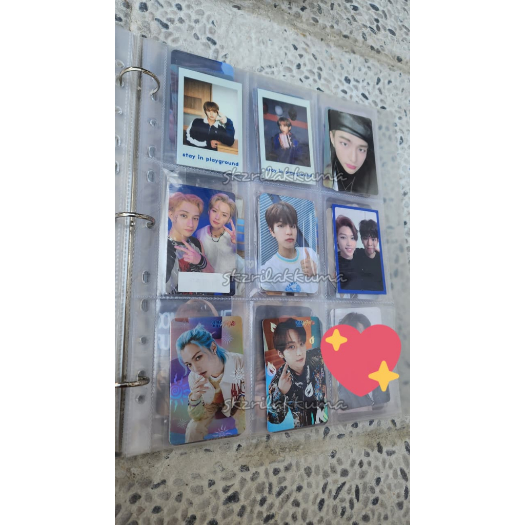 BACA DESC pc photocard skz stray kids lee know felix stay in playground sip pola polaroid hyunjin ye