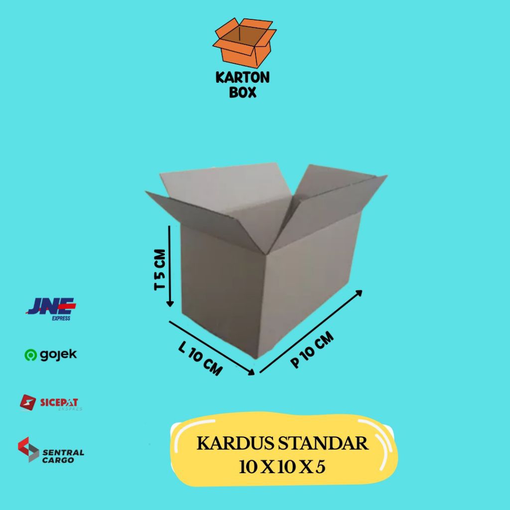 

Kardus Standar Box 10x10x5 /Box Kardus/Box Karton
