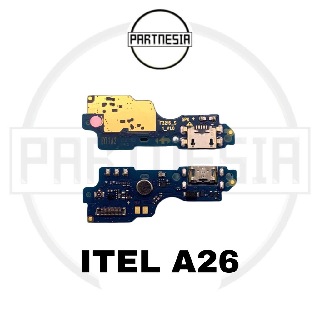 KONEKTOR CHARGER PAPAN MIC PLUG IN SUB BOARD ITEL A26 ORIGINAL