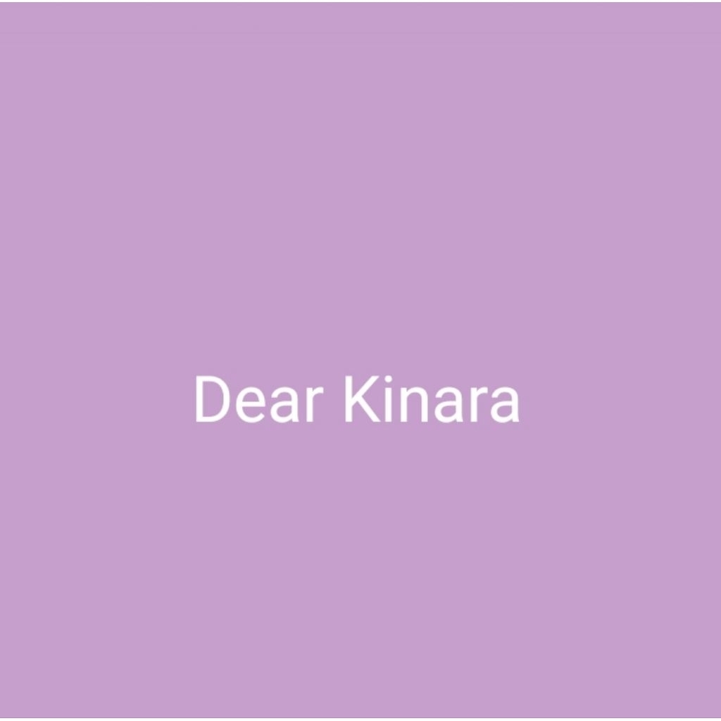 PL dear kinara/kinara scraft
