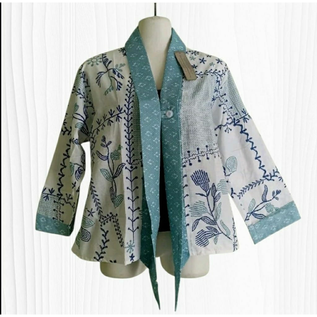 Kardigan KARTINI BORDIR kardigan batik wanita kekinian cardigan batik modern style kardigan batik mo