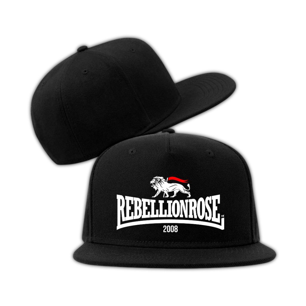 Topi Rebellion Rose Snapback - Topi Snapback Distro Premium - Snapback Caps - Snapback Lidah Lurus -