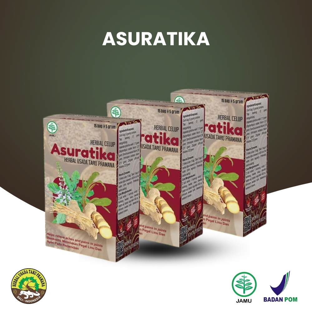 

HERBAL USADA TARU PRAMANA - Teh Asuratika - 1 Dus, 15 Sachet - 3 Pcs