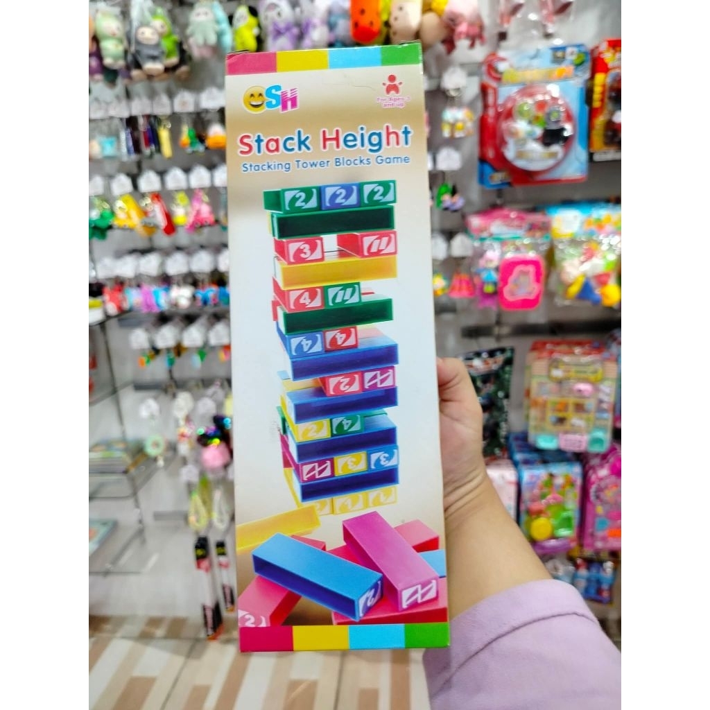 Mainan Uno Stacko Height/Mainan Uno Block/Uno Balok/Mainan Edukasi/Mainan Viral