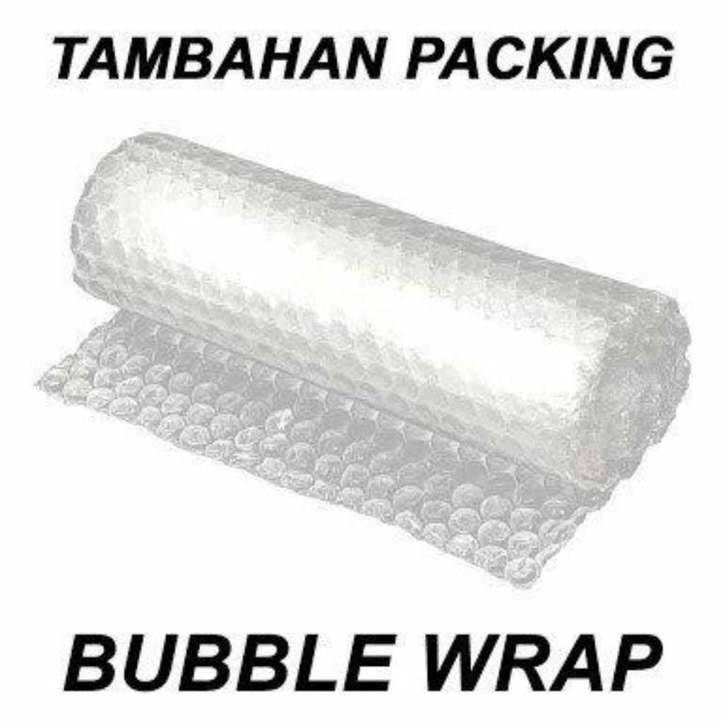 

BUBBLE WRAP PENGAMAN TAMBAHAN PAKET PENGIRIMAN