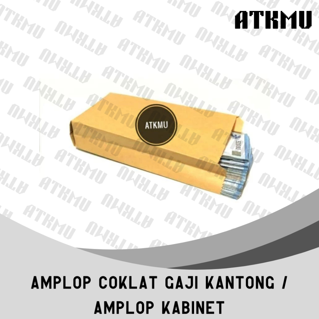 

Amplop Coklat Gaji Kantong / Paperbag Flat / Amplop Duit / Amplop Kabinet / Gaji Punggung
