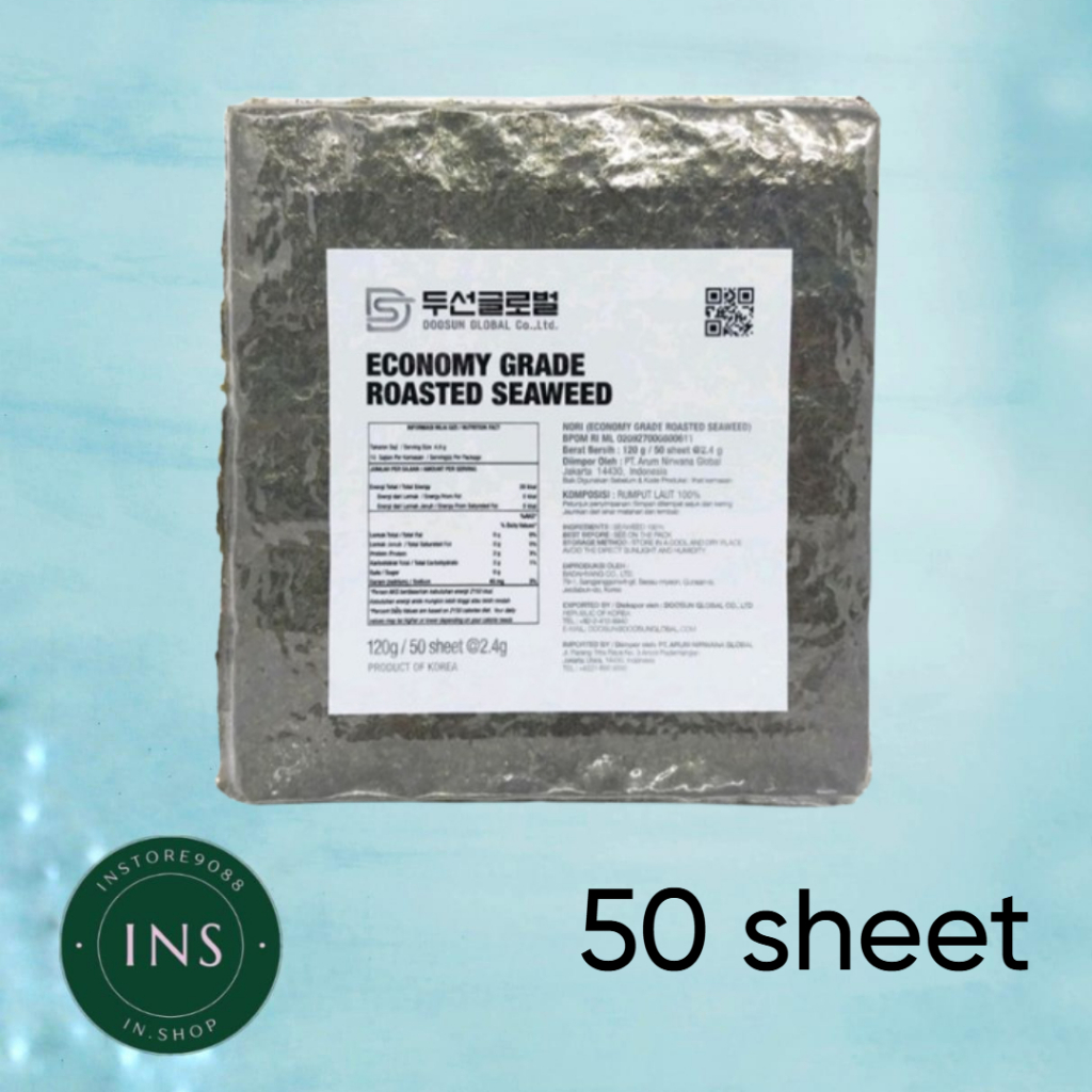 

Doosun roasted seaweed economy grade 50 sheet