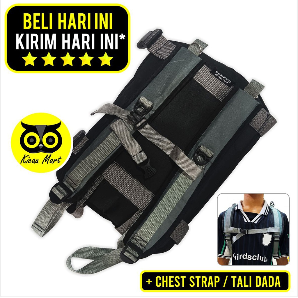 KICAU MART Tas Sangkar Burung Multifungsi Premium Tas Ransel Gendong Sangkar Kandang Burung Murai Lo