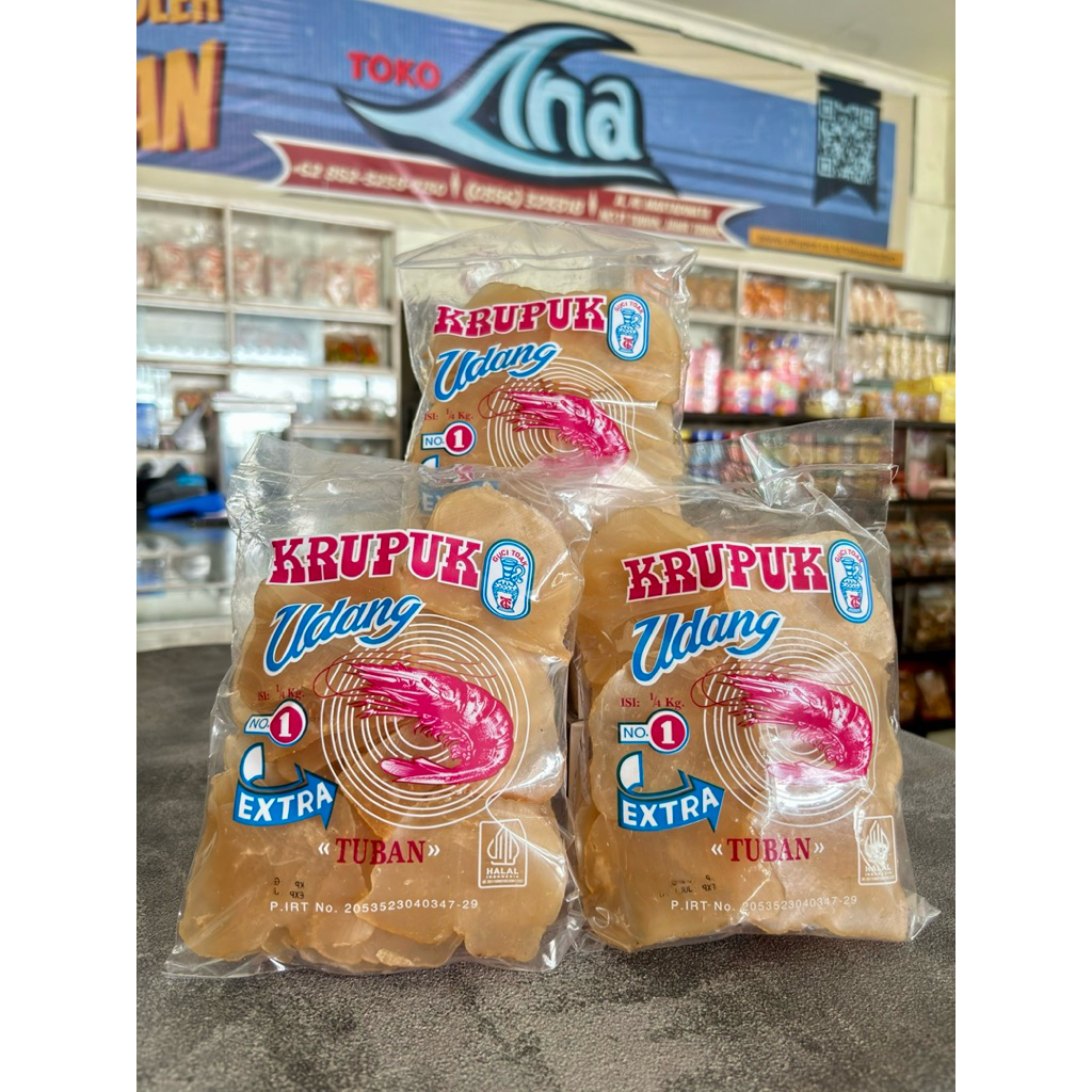 

KERUPUK UDANG EXTRA GUCI TOAK 250 gr | Kerupuk Udang Khas Tuban