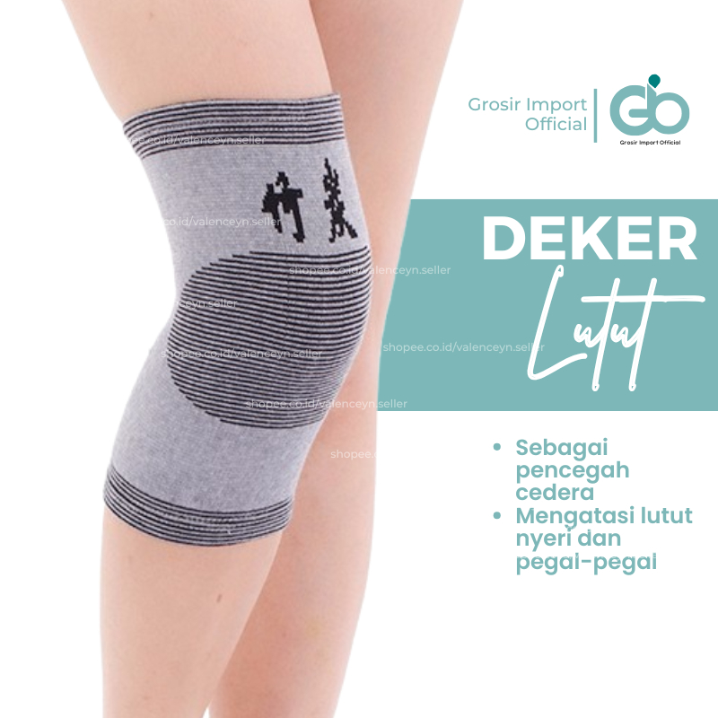 Deker Lutut Terapi Kesehatan Pengapuran Kneepad Knee Support Korset Dekker Decker Pelindung Dengkul 