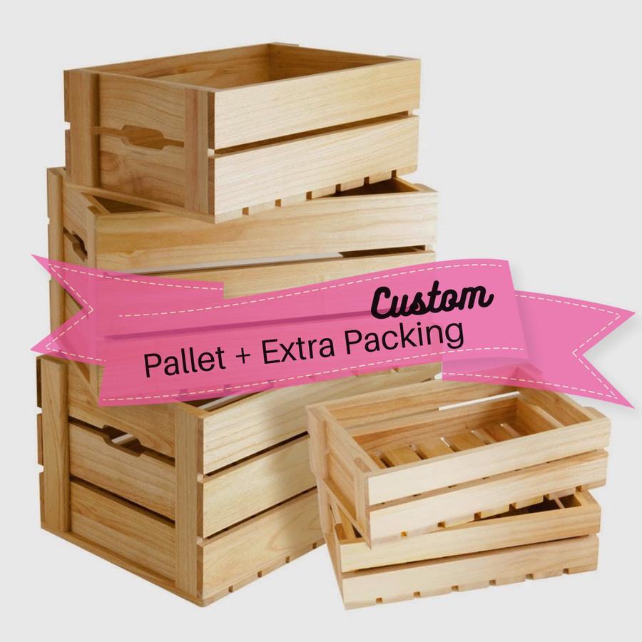 

Custom Pallet + Extra Packing - Packing Kayu - Packing Palet
