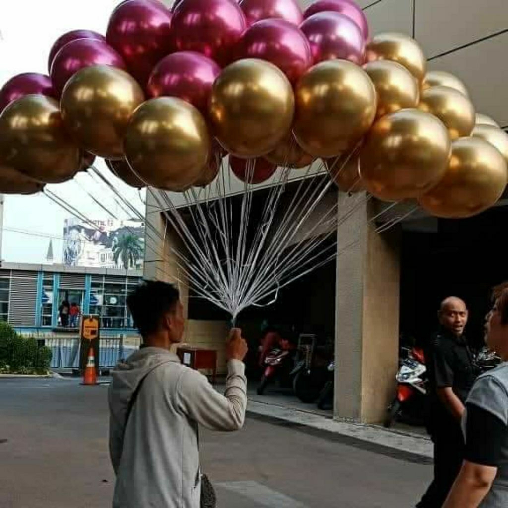 Balon Gas Helium/Balon terbang/Balon Chrome/balon gas