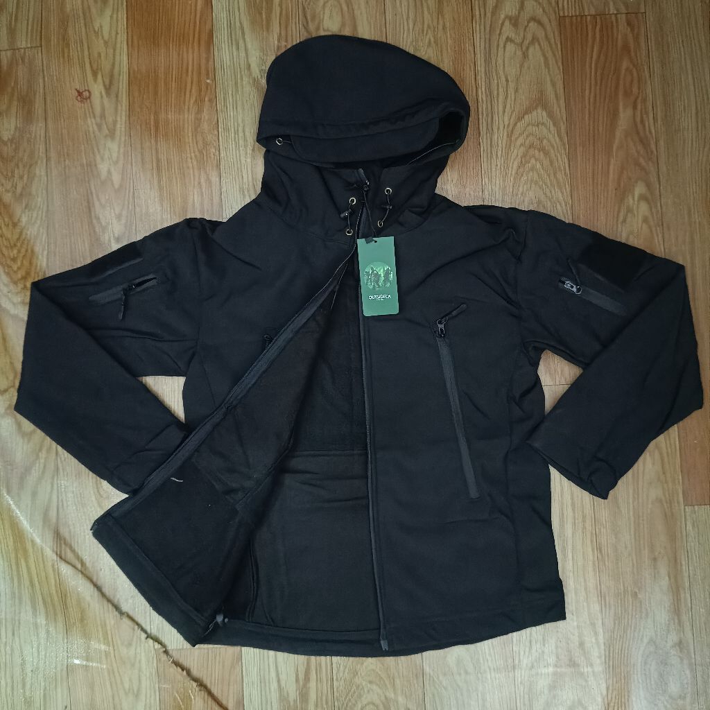Jaket Tactical TAD Hitam Import Waterproof / Jaket Tactical TAD / Jaket Tactical