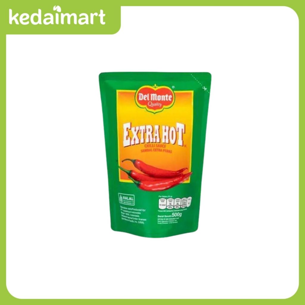 

Delmonte Saus Sambal Extrahot Pouch 500 Gram