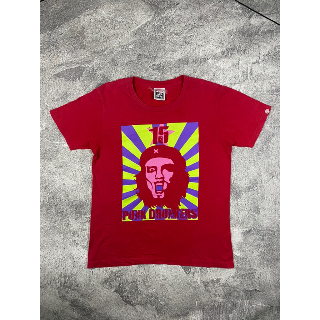 punk drunkers che guevara t shirt