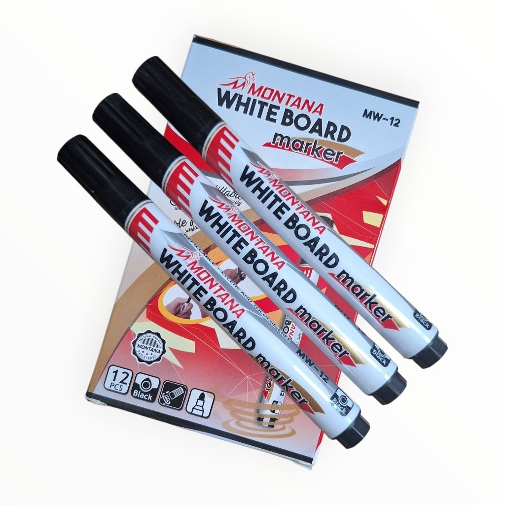 

White board Marker MONTANA MW-12/Spidol Papan Tulis/Spidol Bisa Di Hapus