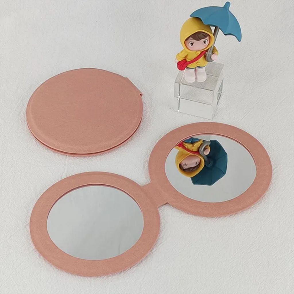 CUSTOM CERMIN LIPAT BULAT PREMIUM LOOK