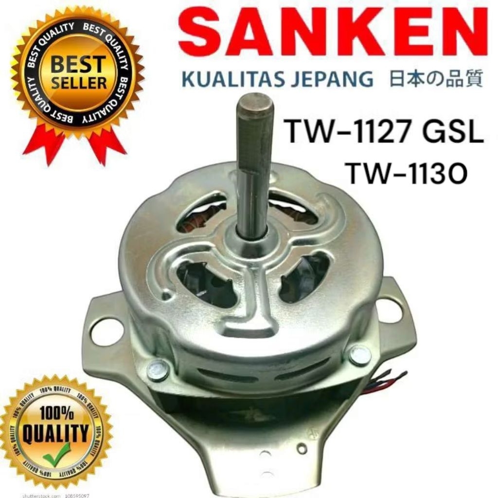 Dinamo Wash/Pencuci Mesin Cuci Sanken TW-1130 TW-1127GSL