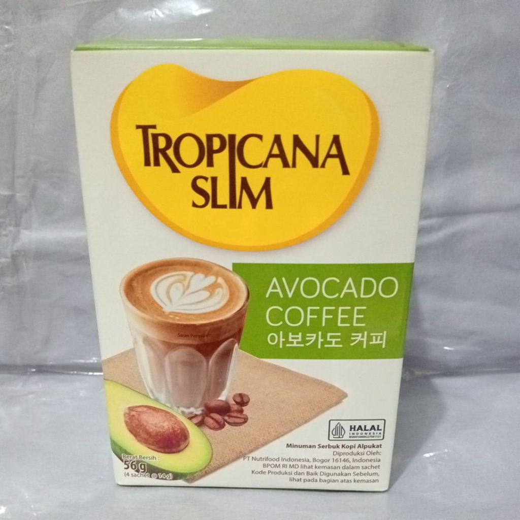 

Tropicana Slim Avocado Coffee Isi 4