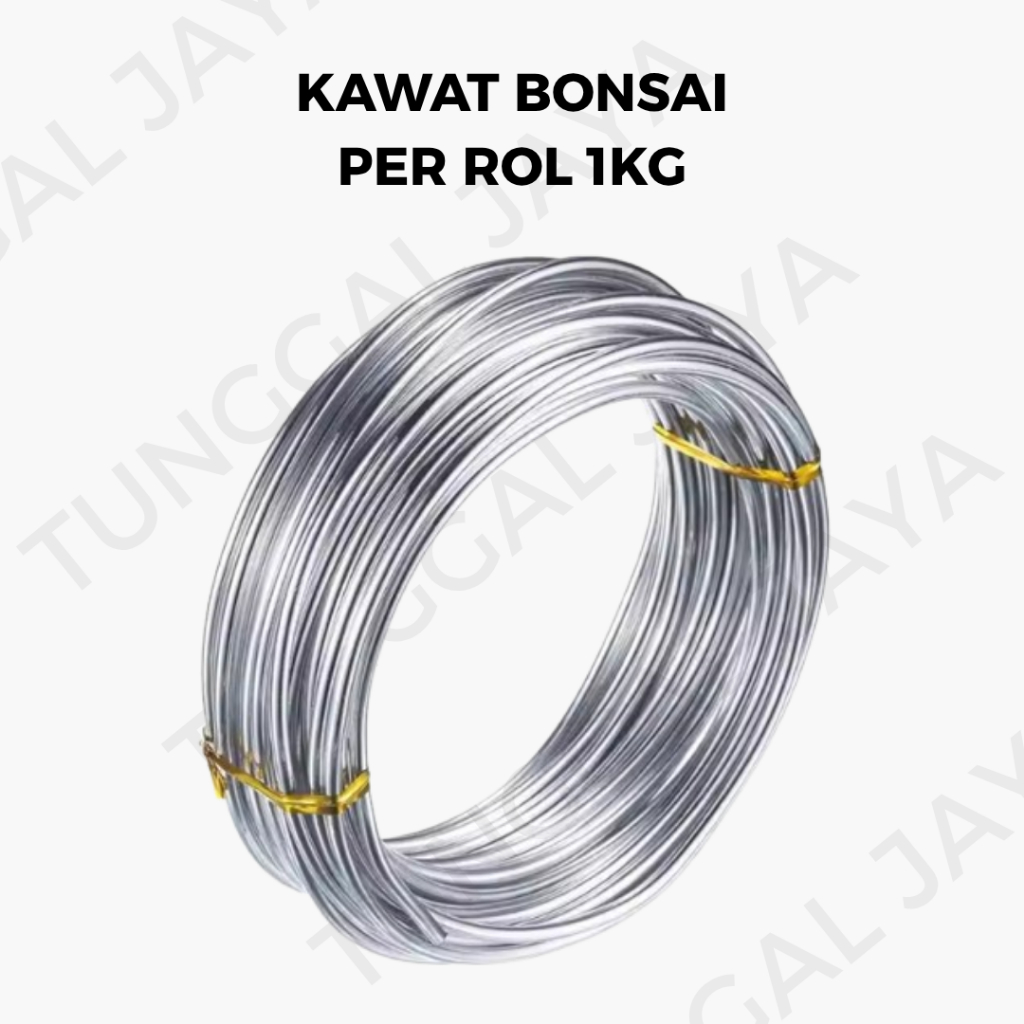 Kawat Bonsai Ukuran 2mm 3mm 1kg Per Roll/Kawat Bonsai Aluminium