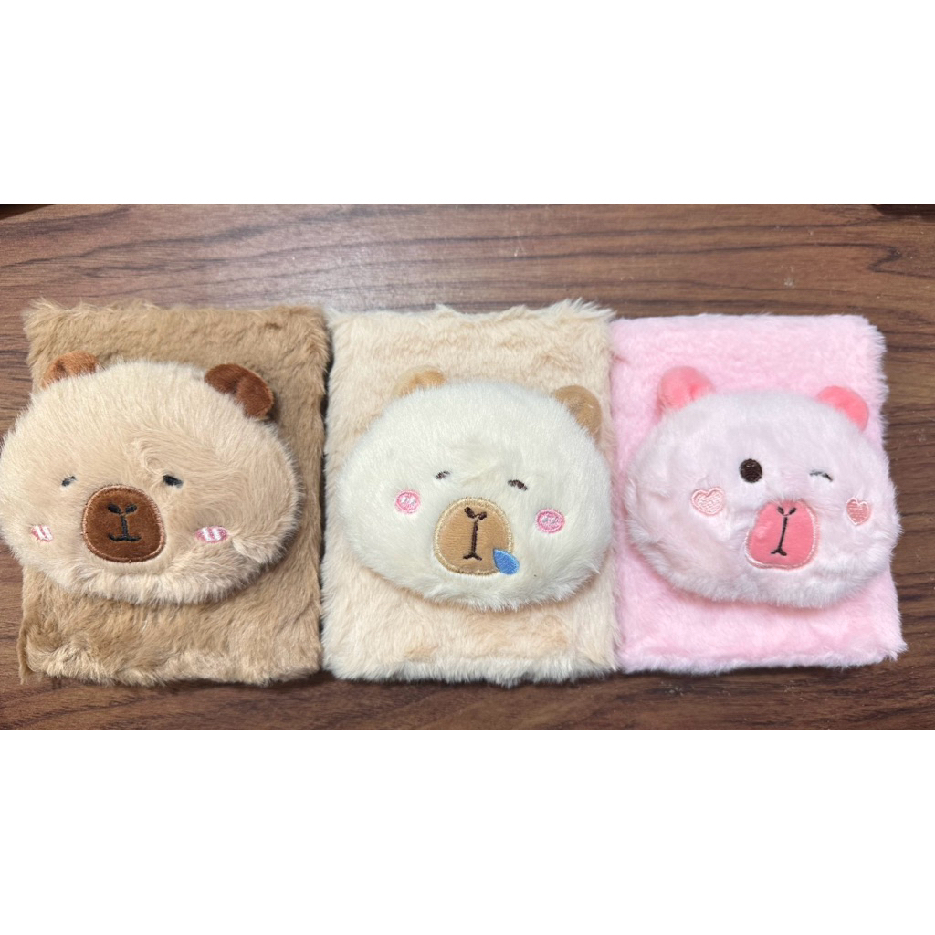 

Notebook bulu halus capybara