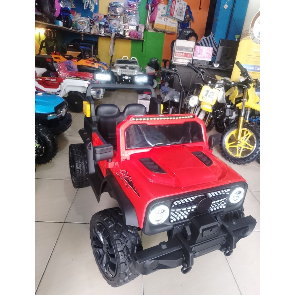 Mobil Aki Anak EXOTIC Jeep Rubicon EJP7748+(Eva) Remot Kendaraan Mainan