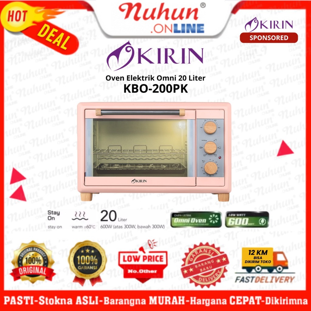 Kirin Omni Oven Listrik  KBO-200 20 Liter
