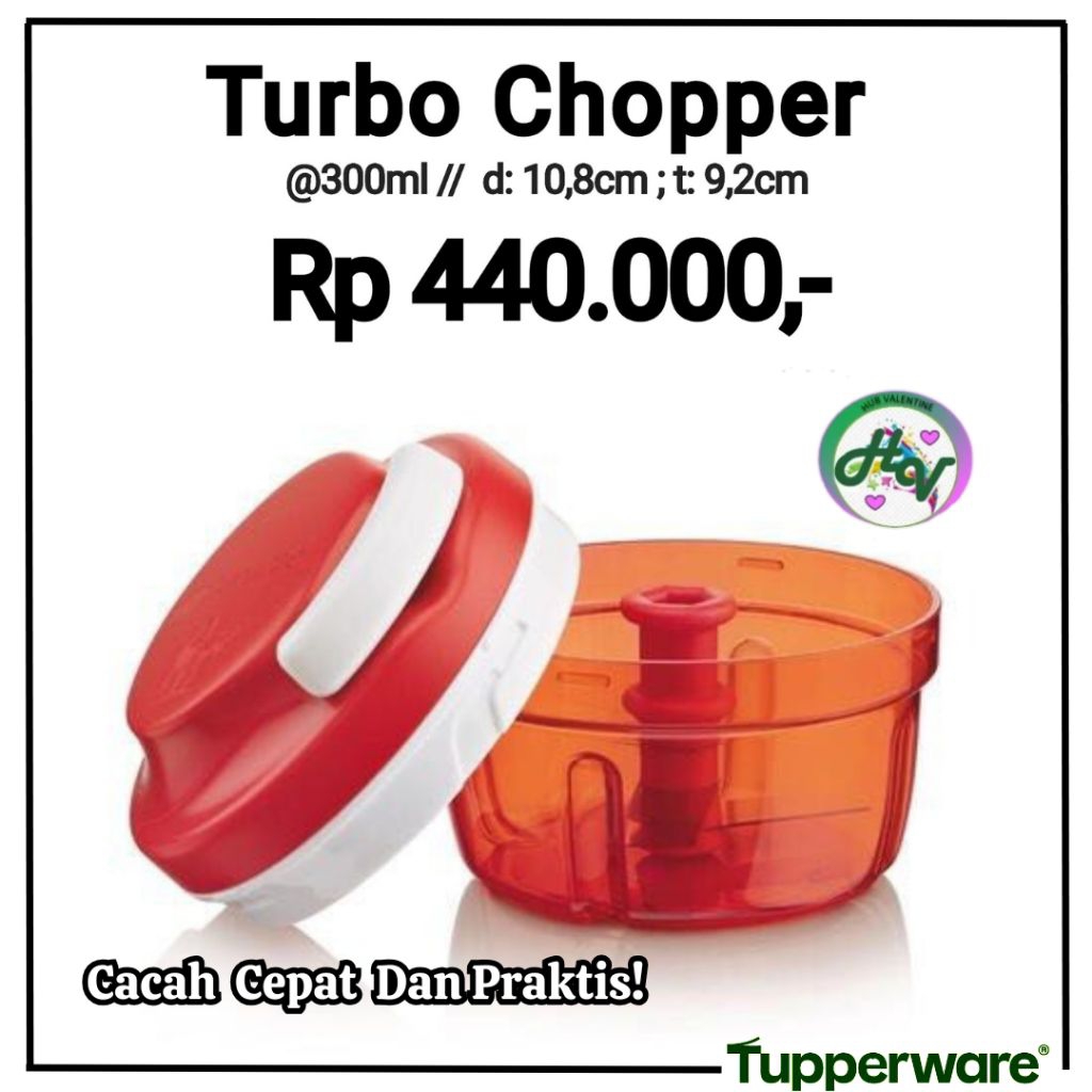 Turbo Chopper Tupperware