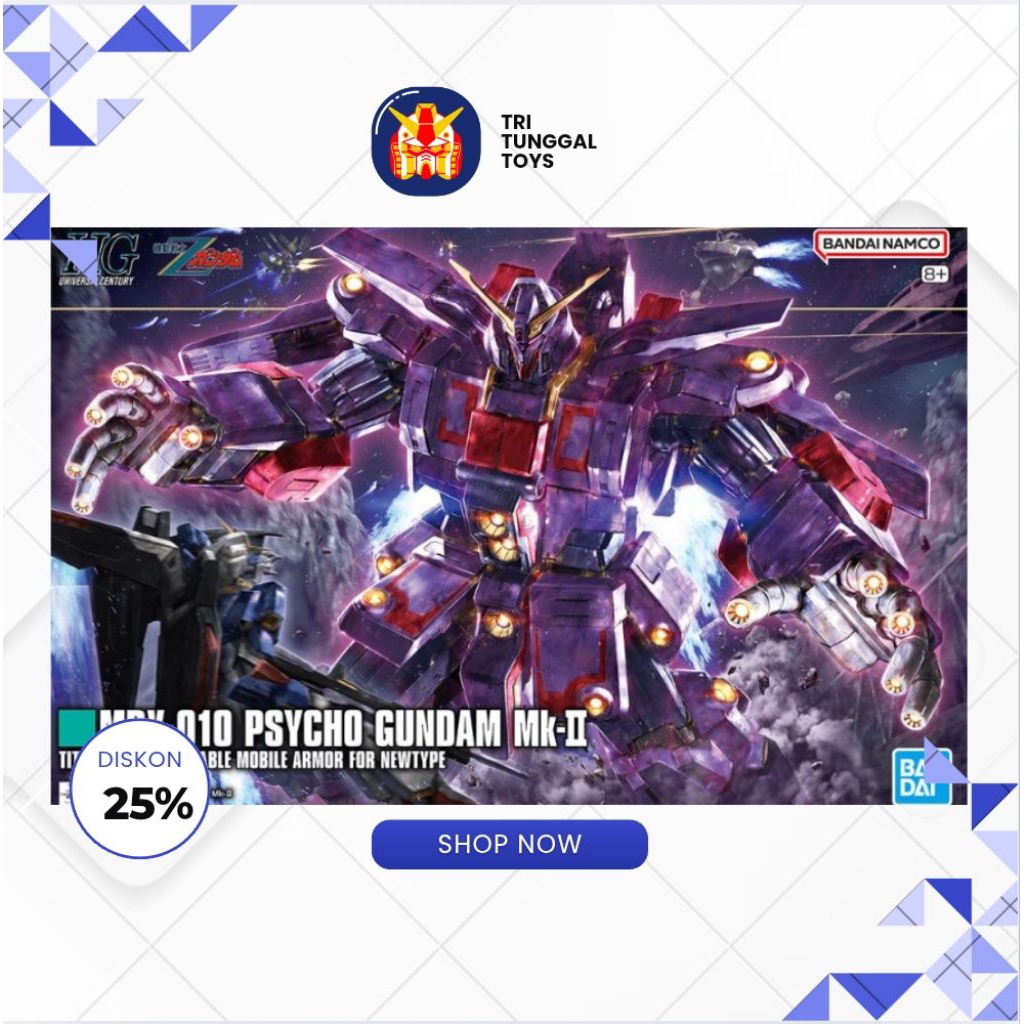 HG 1/144 Universal Century MRX-010 Psycho Gundam Mark 2/MK-II/MK2 Bandai