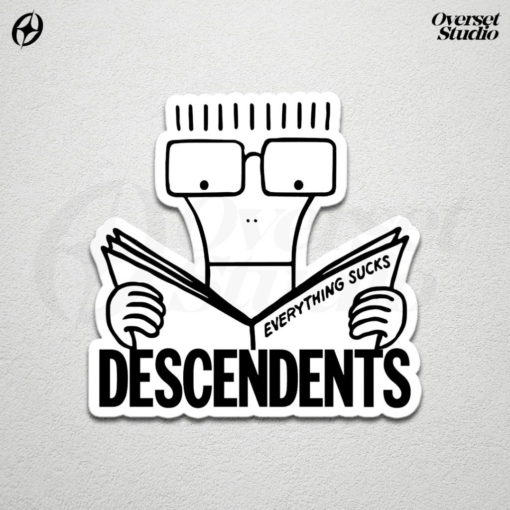 

(GRATIS ONGKIR & COD) Stiker Sticker Band DESCENDENTS / Sticker Band / Stiker Band Rock Metal / Sticker Vinyl Glossy / Sticker Aesthetic / Stiker Brand Lokal / Stiker Satuan / Sticker Custom / Sticker Helm / Stiker Tumbler / Stiker Anti Air