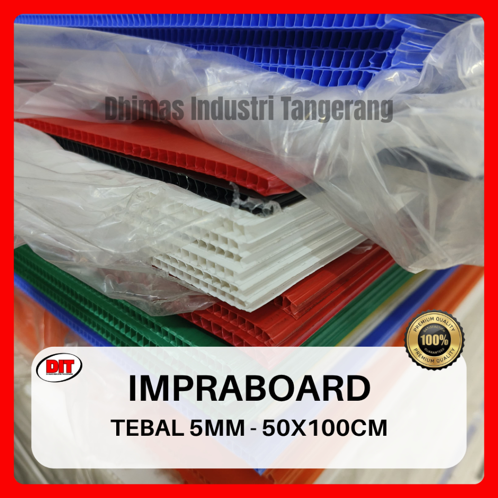 

Impra Board 5MM 50 x 100cm Infraboard Papan Plastik Ukuran 50x100cm