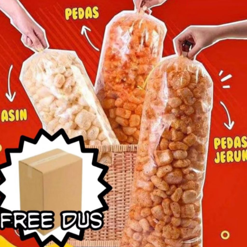 

KERUPUK KULIT SAPI RAMBAK PAKET HEMAT ISI 2 BAL 500 GR