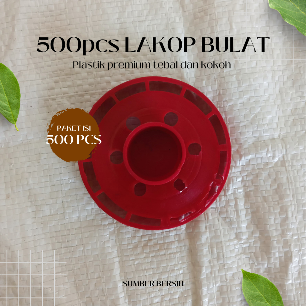 LAKOP GLATAK TOTOK Sapu Lidi bentuk BULAT 500 pcs