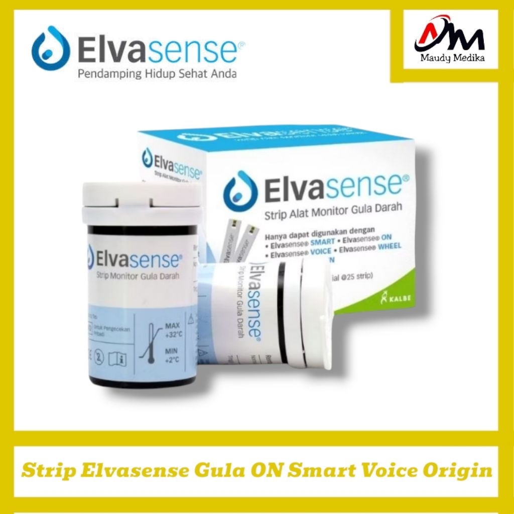 Strip Elvasense Gula Darah Refill Gula Darah Elvasense ON SMART VOICE ORIGIN  Strip Elvasense Smartp