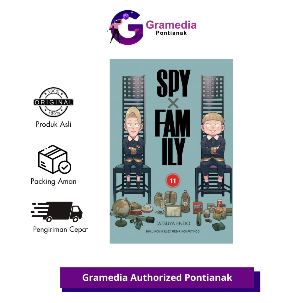 GRAMEDIA PONTIANAK - SPY X FAMILY 11 - KOMIK SPY X FAMILY SERIES