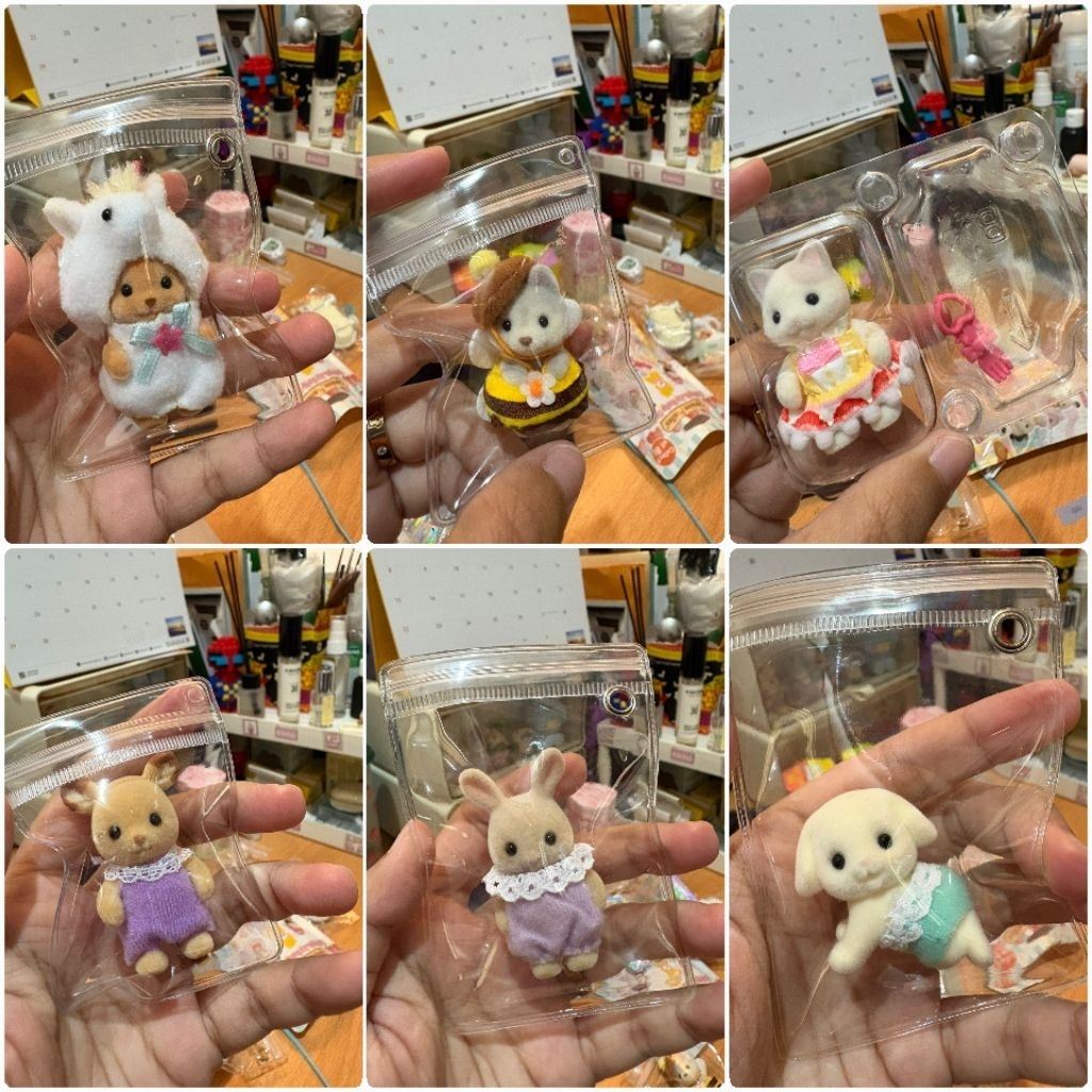 [READY STOCK] Sylvanian Families Baby Newborn Sister Deer Husky Bee Flora Rabbit Twins Silk Cat Pers