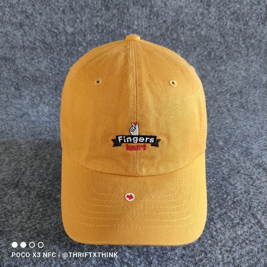 TOPI CAP BISBOL ADJUSTABLE SETELAN LOGO LOVE TANGAN SKU UN517