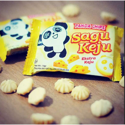

Sagu Keju Panda / Kue Sagu ( 1 Gantung isi 10 Pcs )