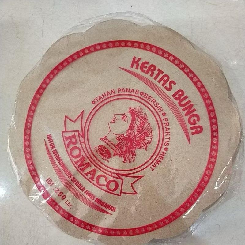 Kertas Nasi Bunga Romaco / Alas Piring