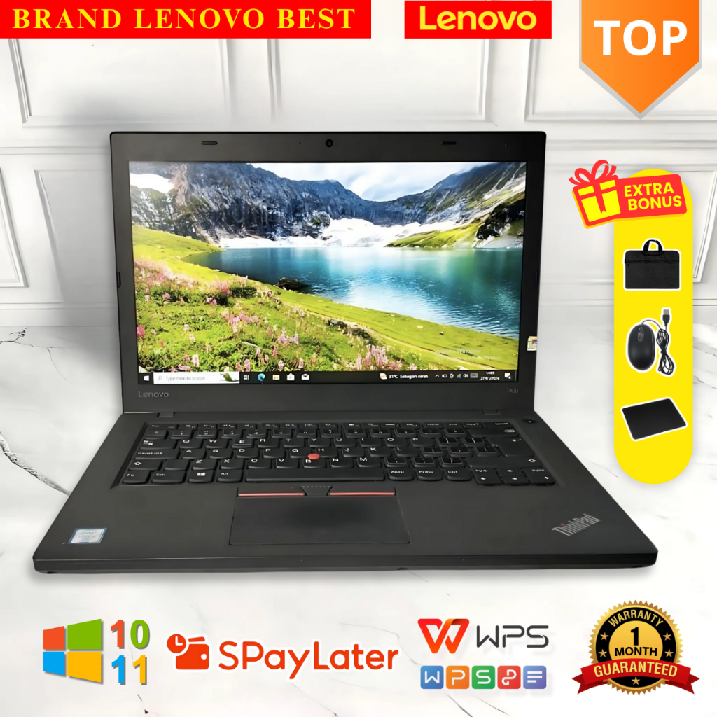 Laptop Lenovo Thinkpad T460 T460S Core i5/i7 GEN 6 Layar 14"  Murah dan Bergaransi